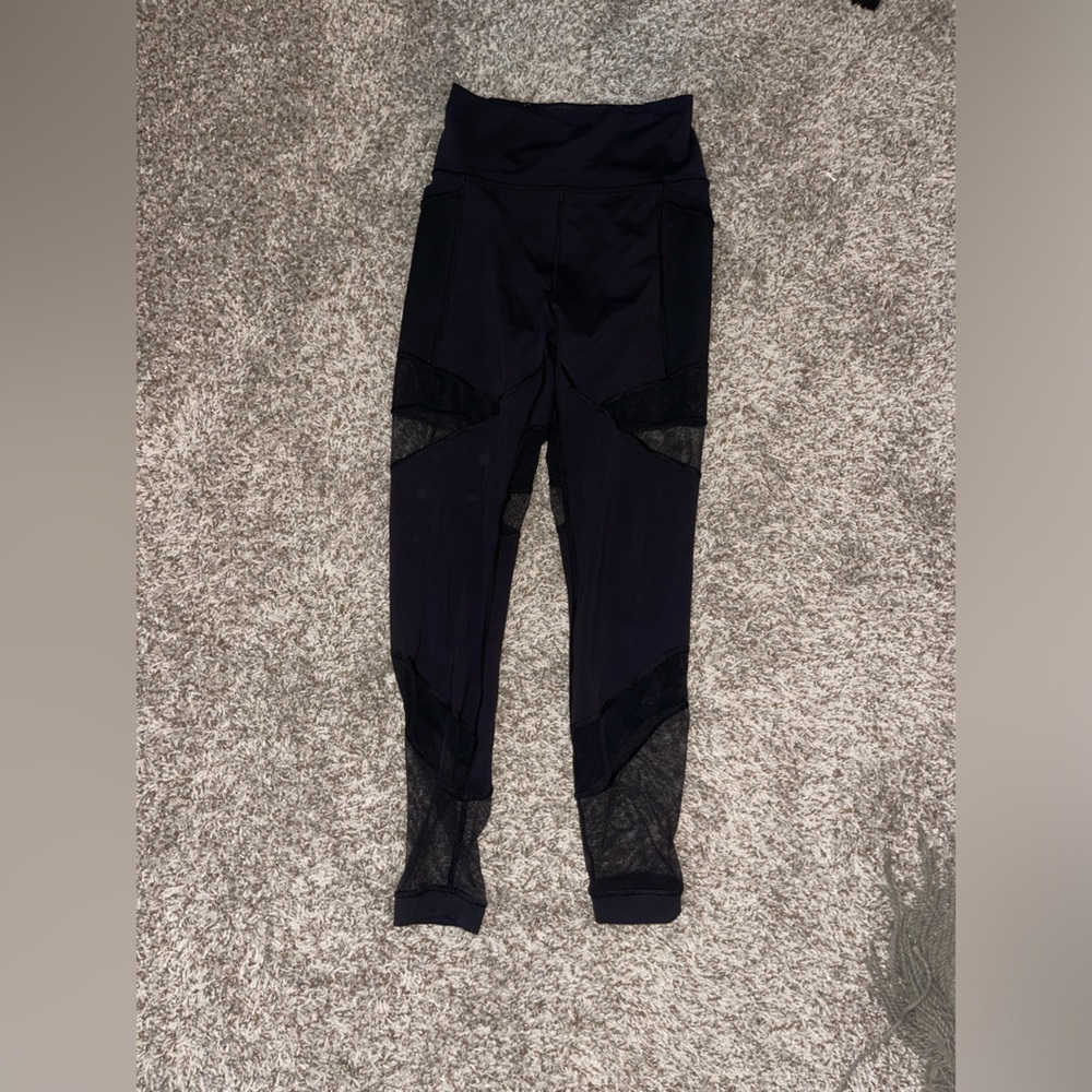 Lululemon Black Mesh Leggings